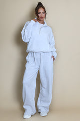 Half Zip Santa Monica Sweatshirt in Grey