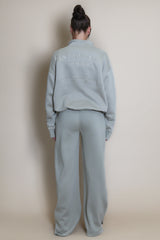 Half Zip Santa Monica Sweatshirt in Sage Green