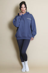 Dark Grey New Orleans Hooded Oversized Sweatshirt