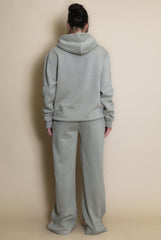 Manhattan Oversized Relaxed Hoodie In Sage Green