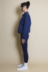 Half Zip Santa Monica Sweatshirt in Aegean Blue