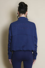 Half Zip Santa Monica Sweatshirt in Aegean Blue