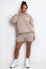 Iconic Sport Hoodie In Taupe