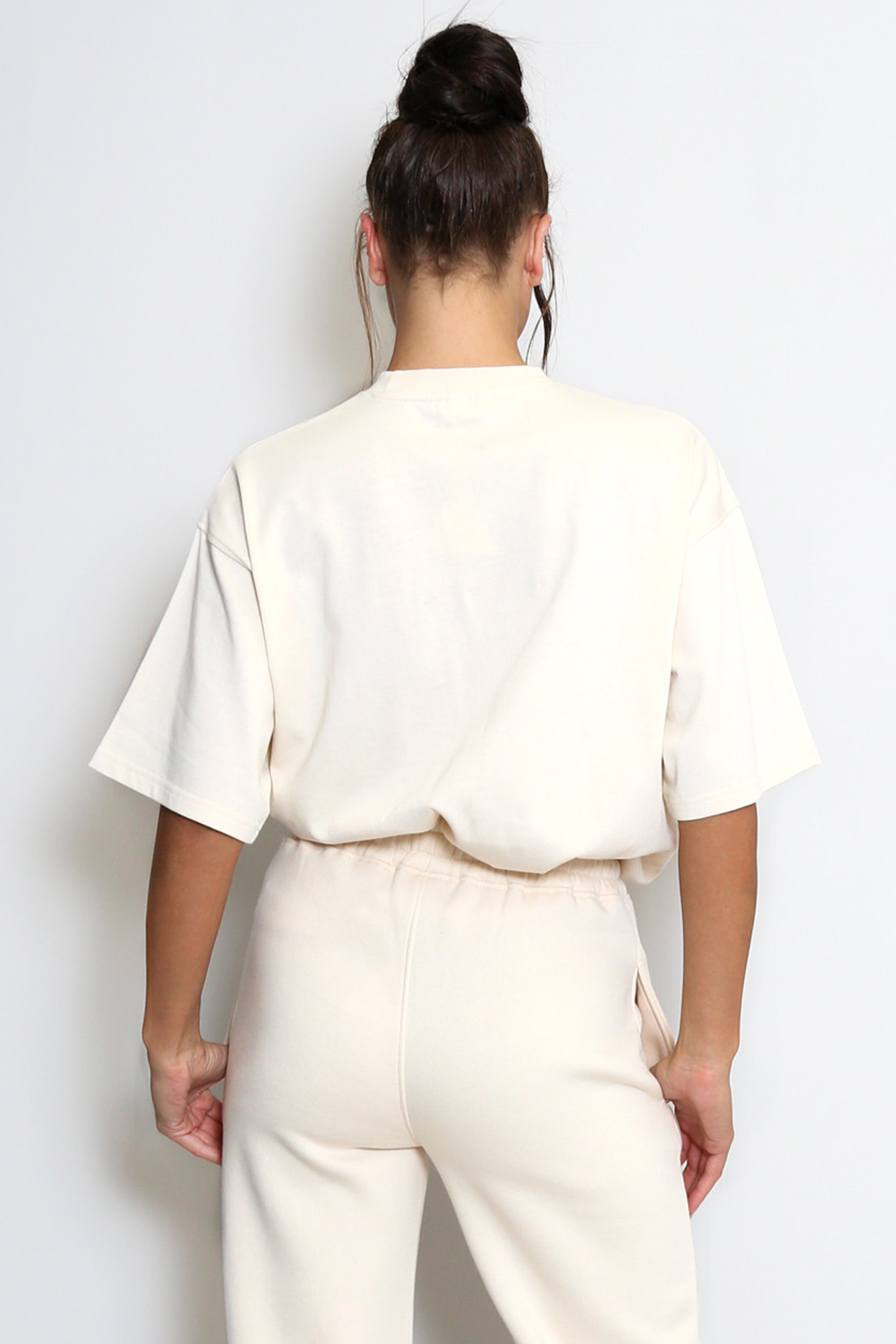 Iconic Embroidered T-Shirt In Beige