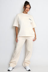 Iconic Embroidered T-Shirt In Beige