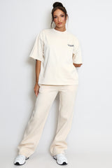 Iconic Embroidered T-Shirt In Beige