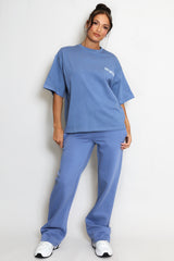 Iconic Embroidered T-Shirt In Washed Blue