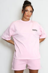 Iconic Embroidered T-Shirt In Pink