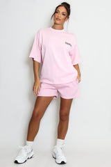 Iconic Embroidered T-Shirt In Pink