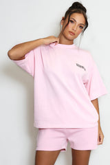 Iconic Embroidered T-Shirt In Pink