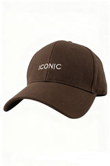 Iconic Baseball Cap in Brown