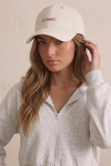 Iconic Baseball Cap in Beige