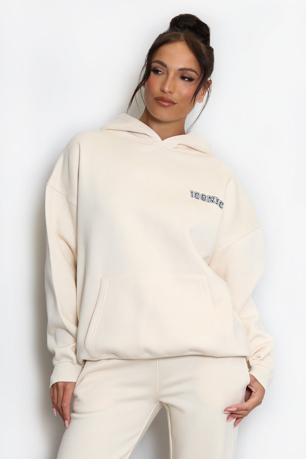 Iconic Sport Hoodie In Beige