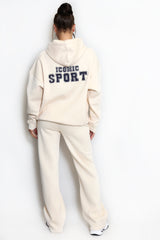 Iconic Sport Hoodie In Beige