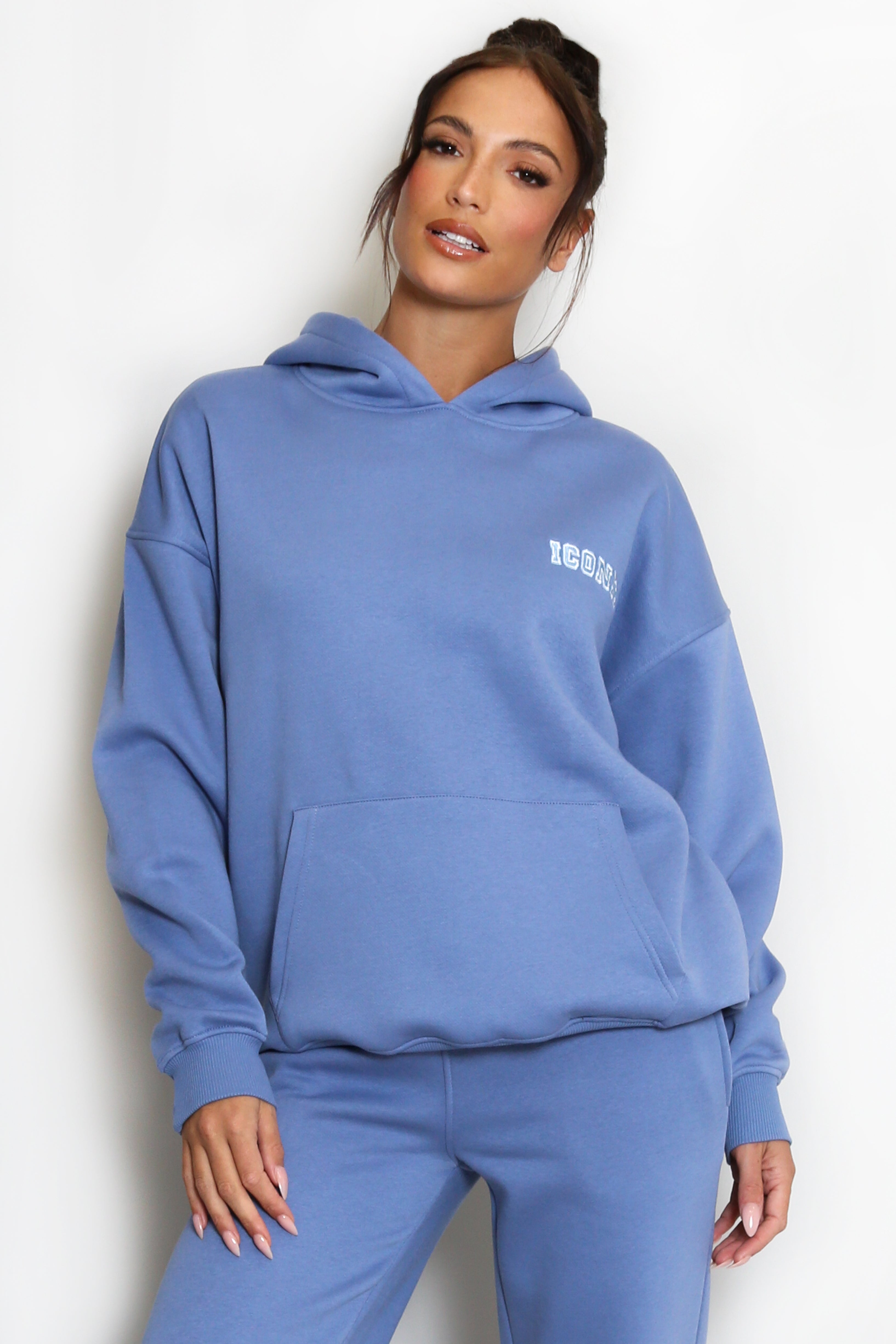 Iconic Sport Hoodie In Blue