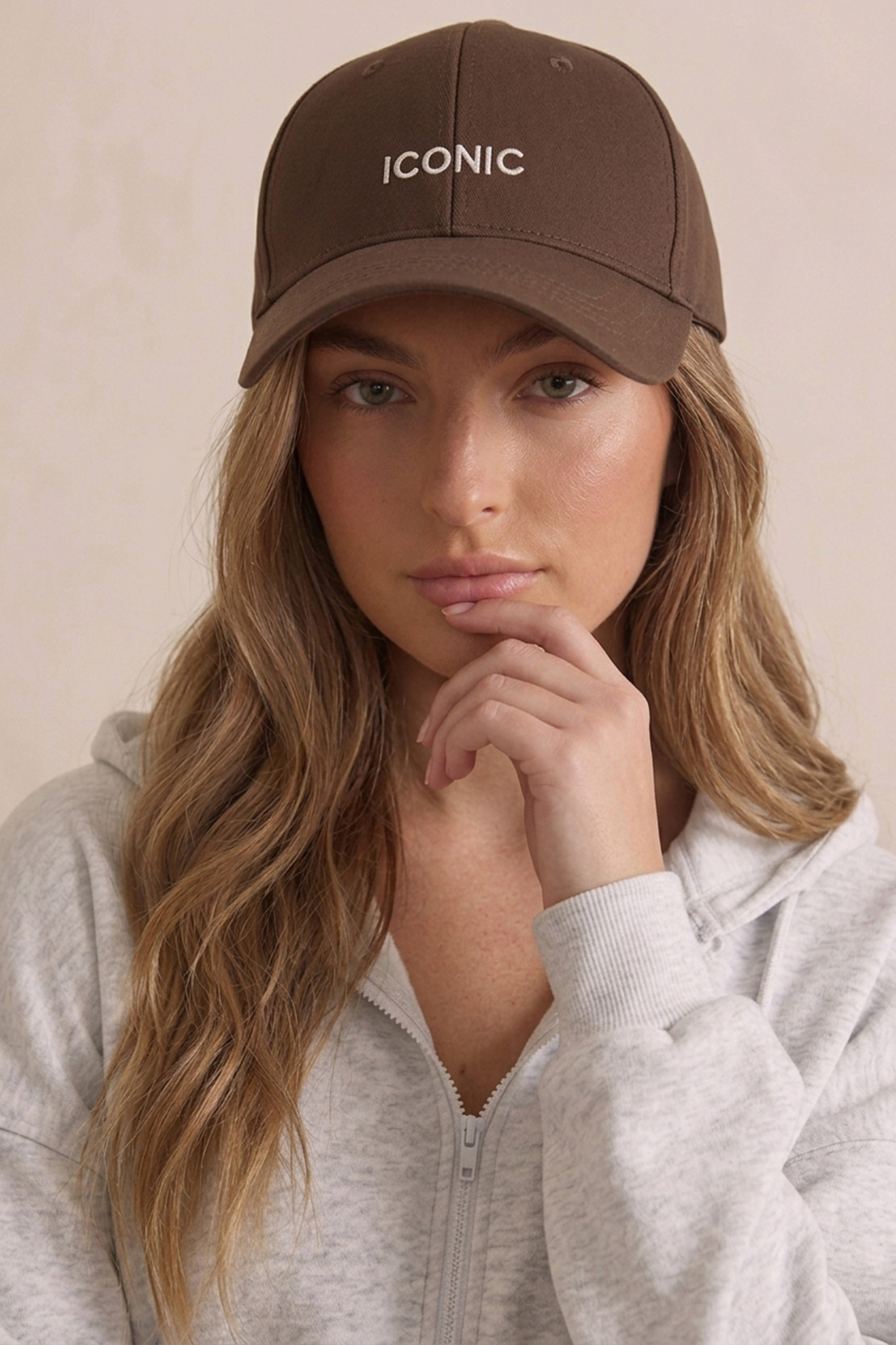 Iconic Baseball Cap in Brown