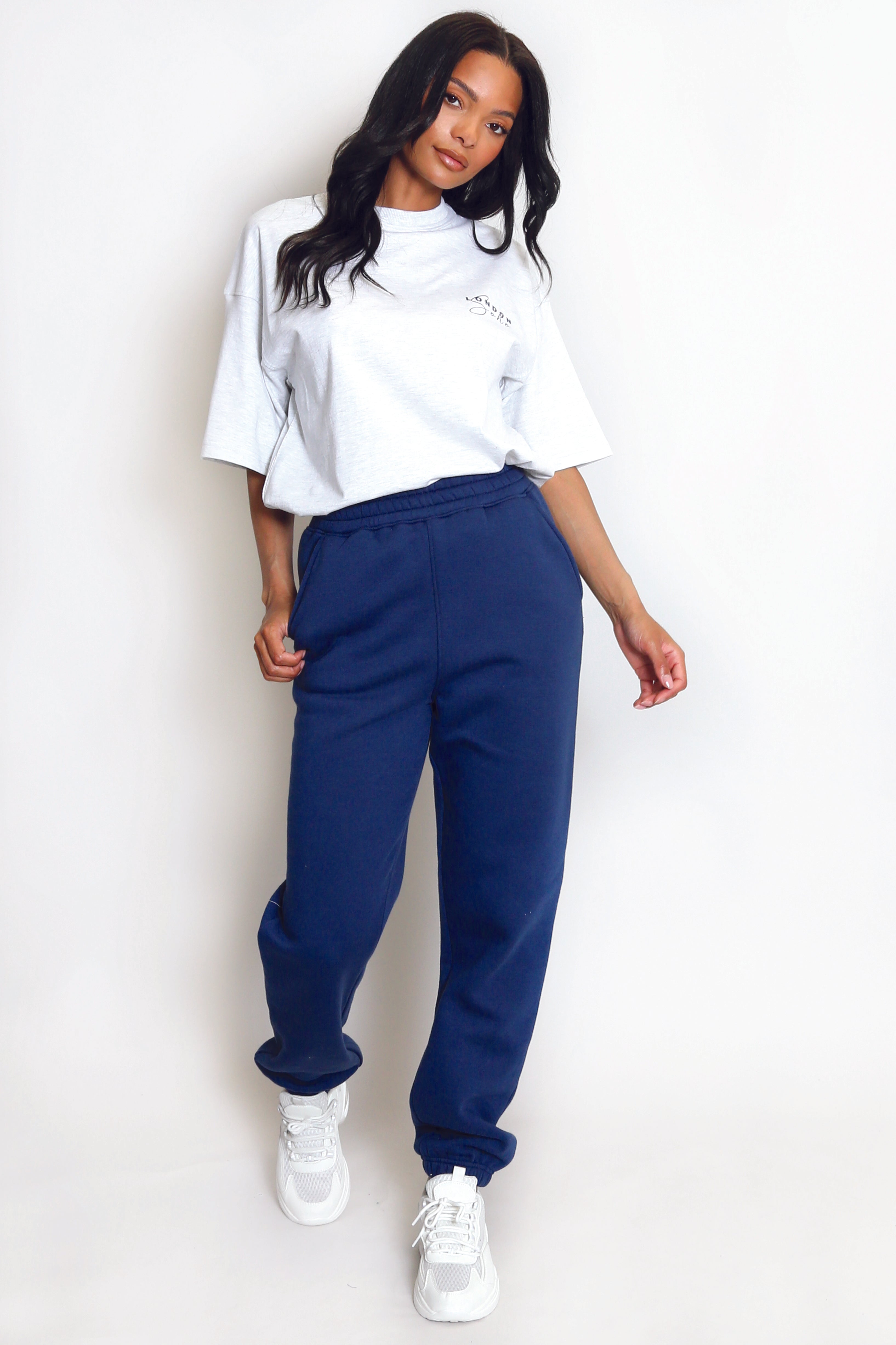 Soho London Printed T-Shirt In Grey