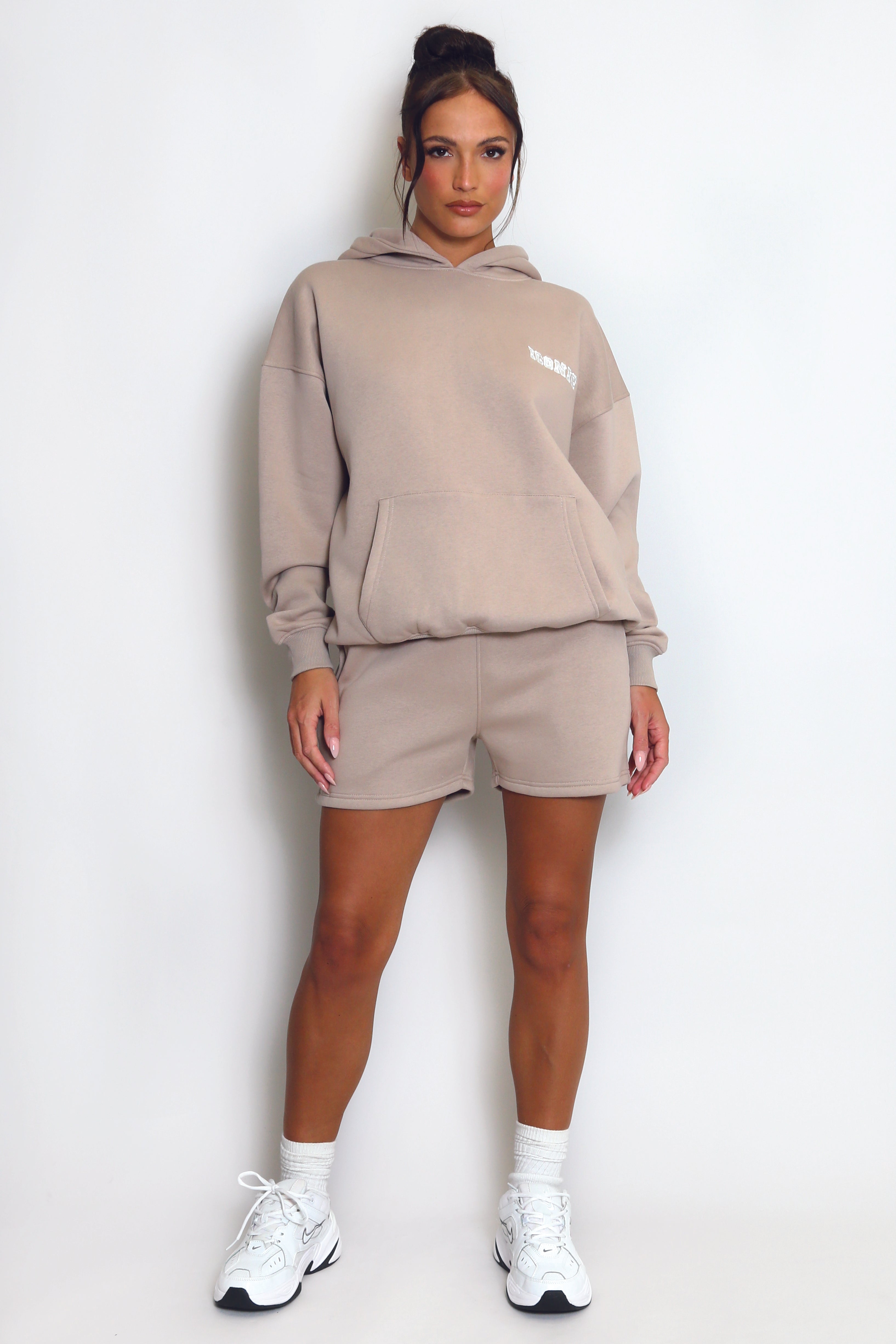 Iconic Sport Hoodie In Taupe
