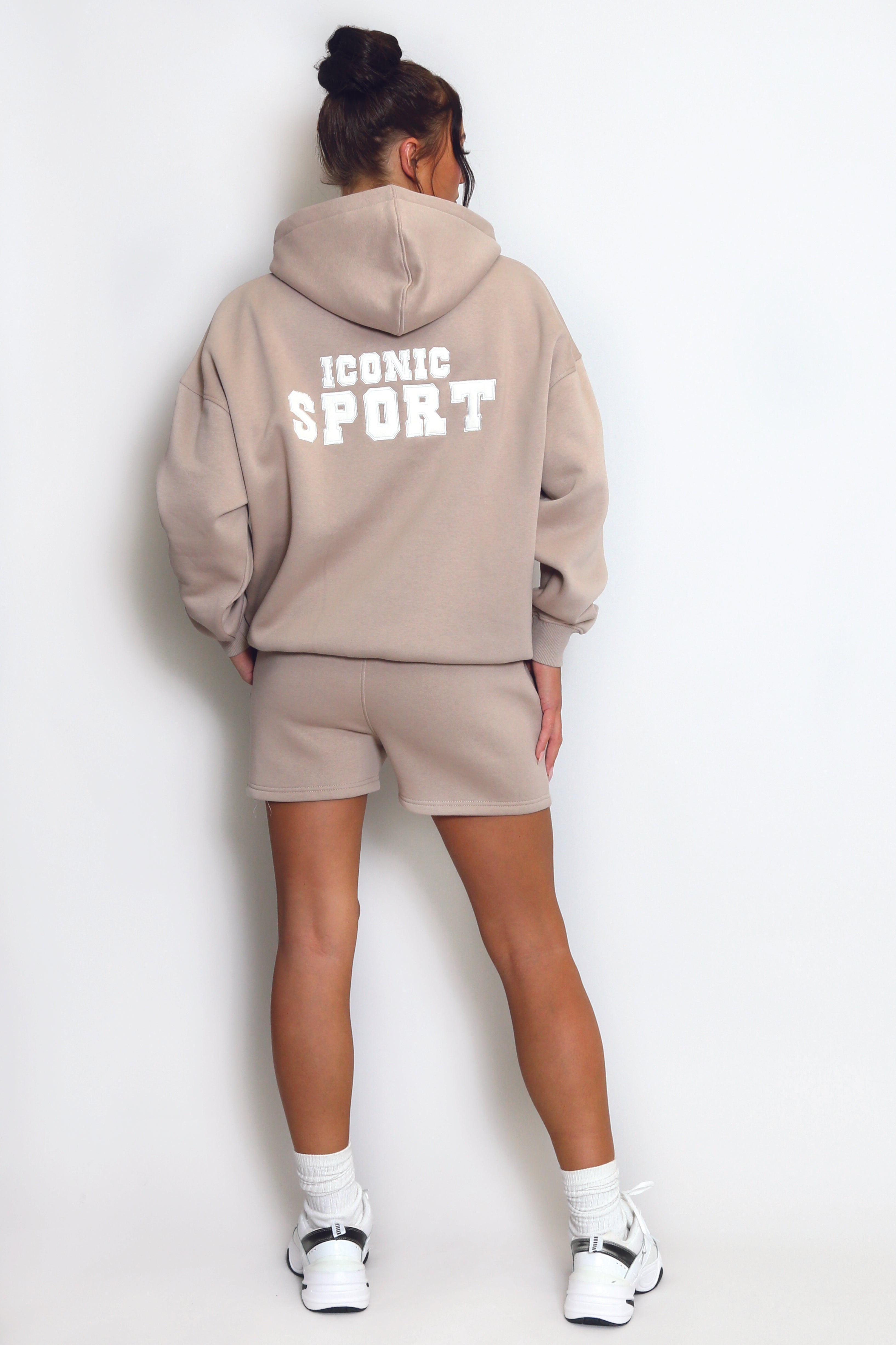 Iconic Sport Hoodie In Taupe